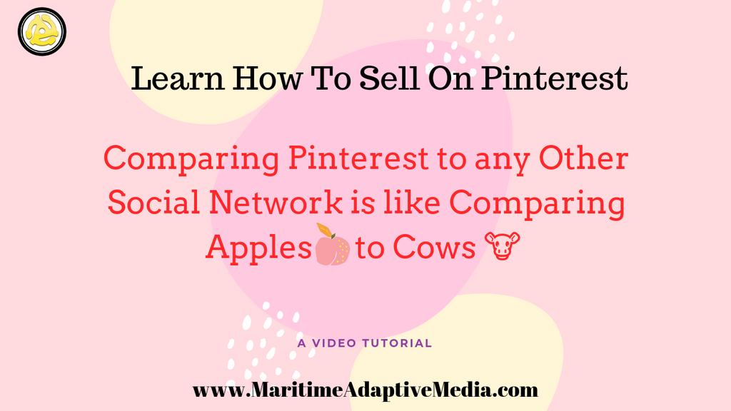 Comparing Pinterest to any other social network is like comparing 🍎 Apples to 🐮 Cows
