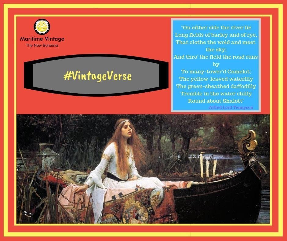 #VintageVerse | The Lady of Shalott 💛 | Can Art & Culture Co-mingle in #Brand Marketing?